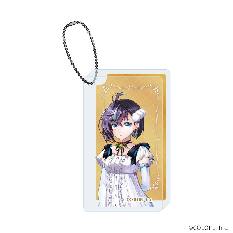 アクリルブロックキーホルダー「白猫プロジェクト」04/クリスマスver. ルナ(描き下ろしイラスト)