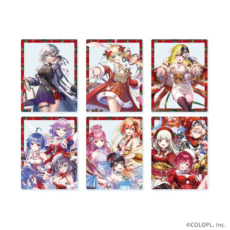 アクリルカード「白猫プロジェクト」02/クリスマスver. ブラインド(6種)(公式イラスト)