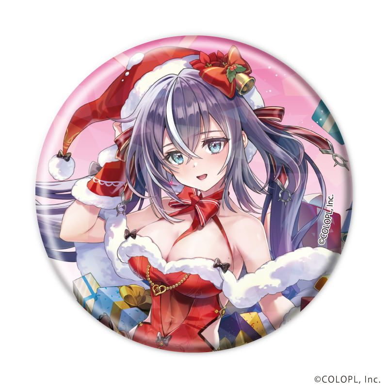 ホログラム缶バッジ(57mm)「白猫プロジェクト」04/クリスマスver. ブラインド(12種)(公式イラスト)