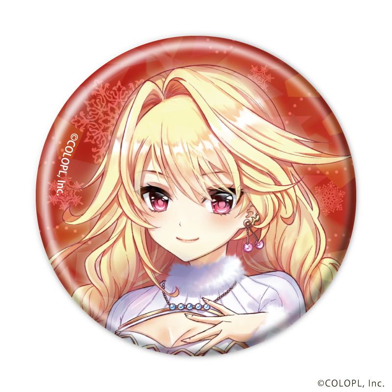 ホログラム缶バッジ(57mm)「白猫プロジェクト」03/クリスマスver. ブラインド(6種)(描き下ろしイラスト)