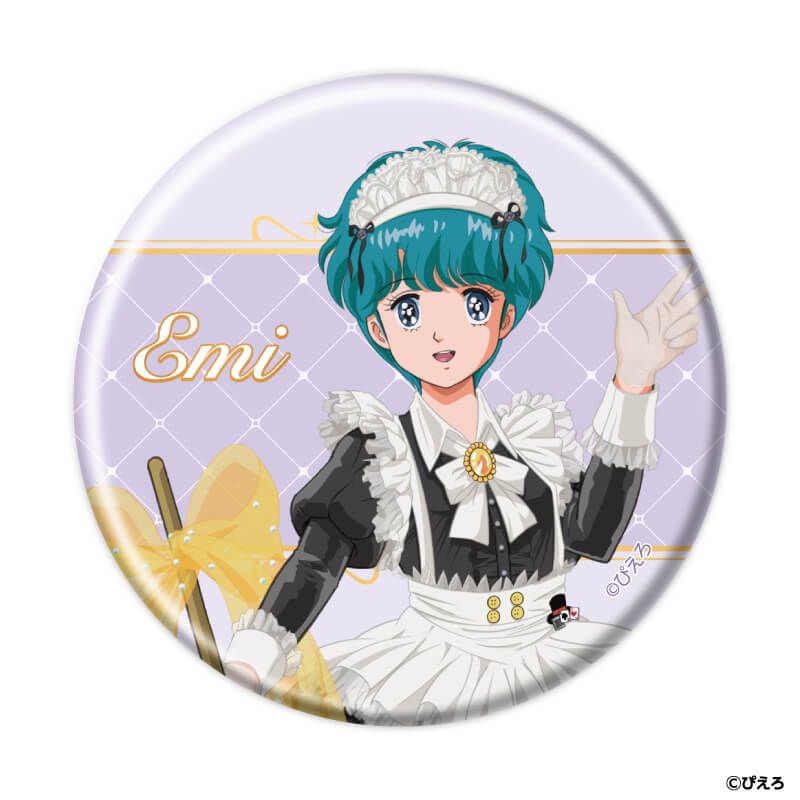 缶バッジ「魔法のスターマジカルエミ」03/執事＆メイドver. ブラインド(5種)(描き下ろしイラスト)