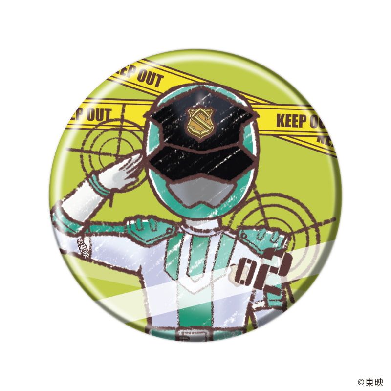 缶バッジ「快盗戦隊ルパンレンジャーVS警察戦隊パトレンジャー」01/コンプリートセット(全8種)(グラフアートイラスト)