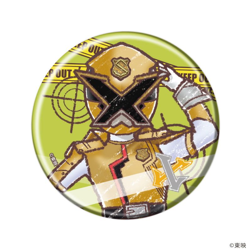 缶バッジ「快盗戦隊ルパンレンジャーVS警察戦隊パトレンジャー」01/コンプリートセット(全8種)(グラフアートイラスト)