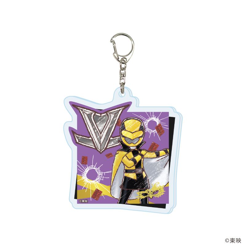 アクリルキーホルダー「快盗戦隊ルパンレンジャーVS警察戦隊パトレンジャー」01/ブラインド(8種)(グラフアートイラスト)