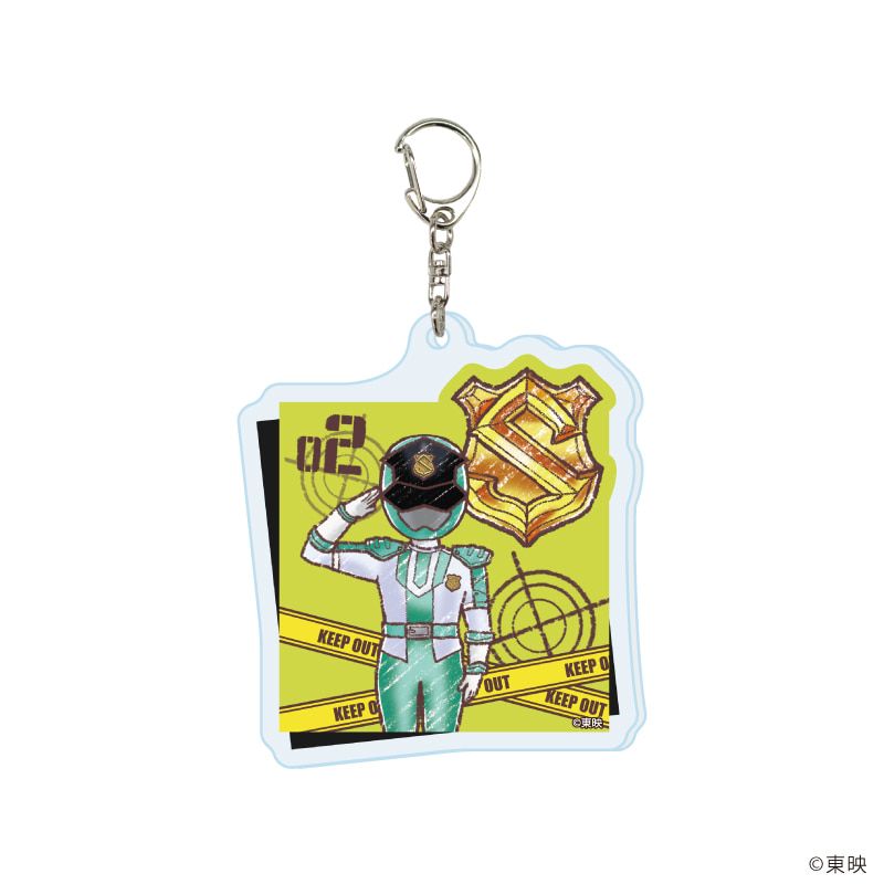 アクリルキーホルダー「快盗戦隊ルパンレンジャーVS警察戦隊パトレンジャー」01/ブラインド(8種)(グラフアートイラスト)