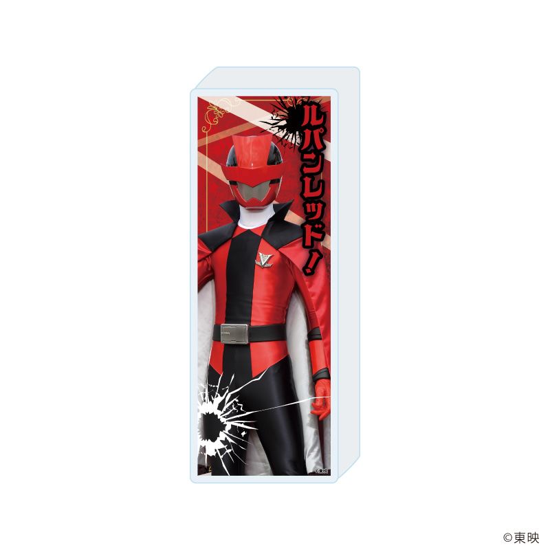 ミニアクリルブロック「快盗戦隊ルパンレンジャーVS警察戦隊パトレンジャー」01/ルパンレッド(公式イラスト)