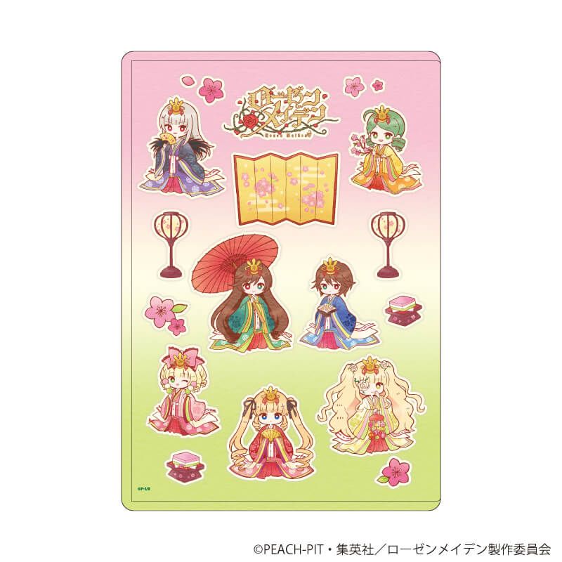 キャラクリアケース「ローゼンメイデン」09/集合デザイン(レトロアートイラスト)