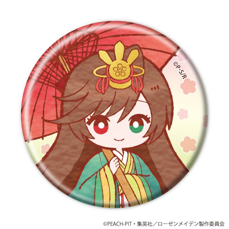 缶バッジ「ローゼンメイデン」14/ブラインド(7種)(レトロアートイラスト)