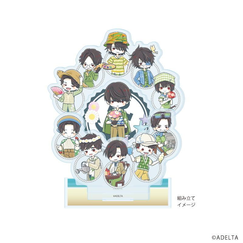 アクリルジオラマ「大穢」03/バカンスver. (グラフアートイラスト)