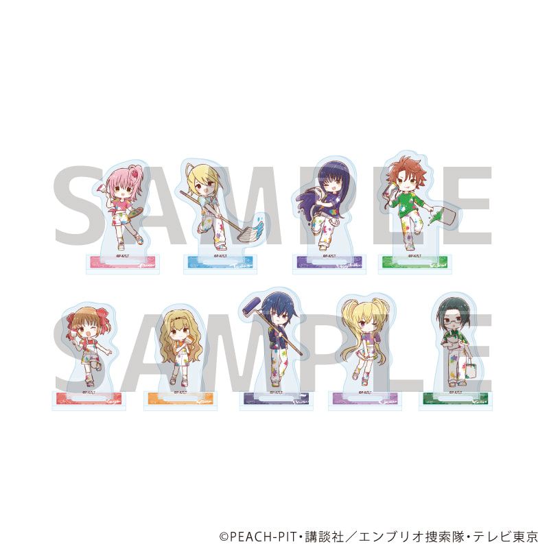 アクリルぷちスタンド「TVアニメ『しゅごキャラ！』」02/ペイントver. コンプリートセット(全9種)(グラフアートイラスト)
