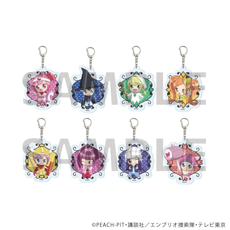 アクリルキーホルダー「TVアニメ『しゅごキャラ！』」02/コンプリートセット(全8種)(公式イラスト)
