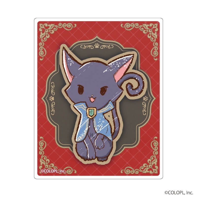 ミニクリアステッカー「クイズRPG 魔法使いと黒猫のウィズ」01/猫の日ver. コンプリートセット(全9種)(グラフアートイラスト)