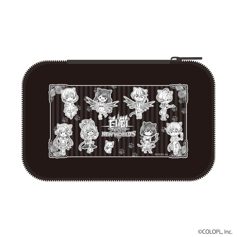 モバイルアクセサリーケース「白猫プロジェクト」01/集合デザイン(グラフアートイラスト)