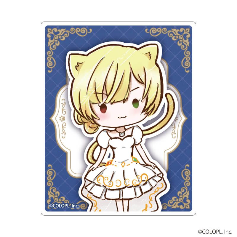 ミニクリアステッカー「白猫プロジェクト」01/猫の日ver. コンプリートセット(全9種)(グラフアートイラスト)