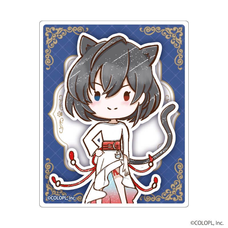 ミニクリアステッカー「白猫プロジェクト」01/猫の日ver. コンプリートセット(全9種)(グラフアートイラスト)