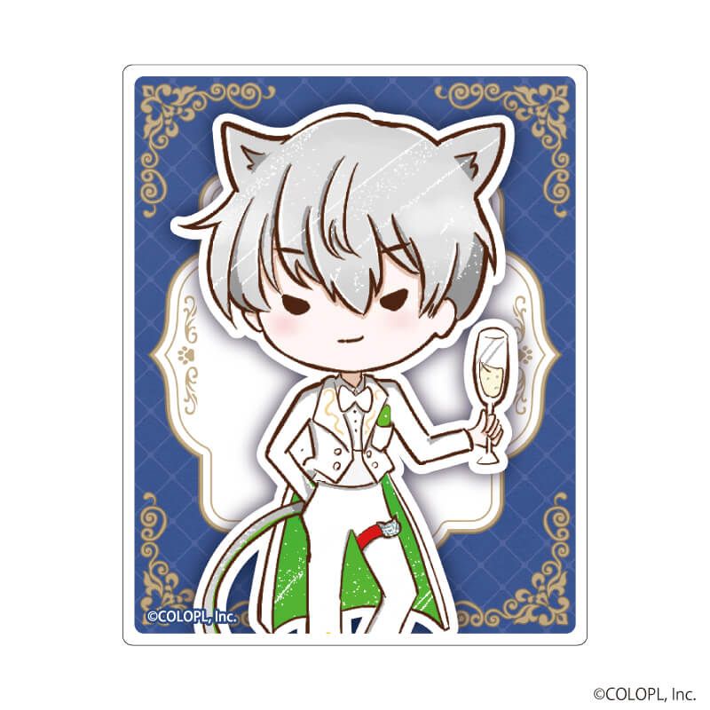 ミニクリアステッカー「白猫プロジェクト」01/猫の日ver. コンプリートセット(全9種)(グラフアートイラスト)