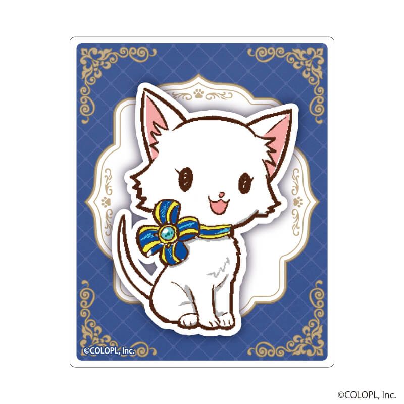 ミニクリアステッカー「白猫プロジェクト」01/猫の日ver. コンプリートセット(全9種)(グラフアートイラスト)