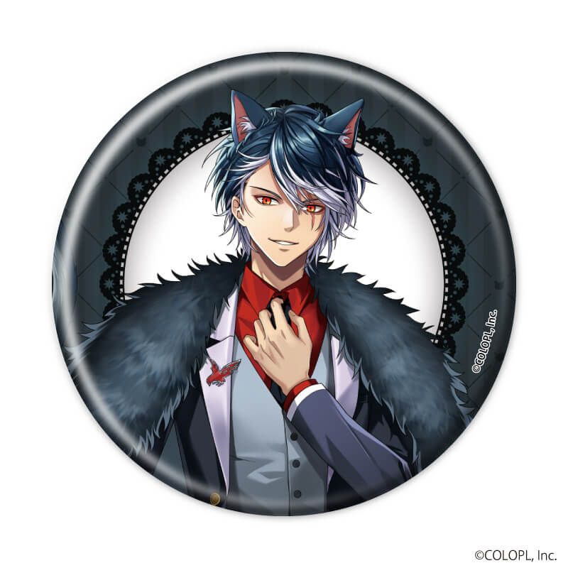 缶ミラー「クイズRPG 魔法使いと黒猫のウィズ」03/ジーク 猫の日ver.(描き下ろしイラスト)