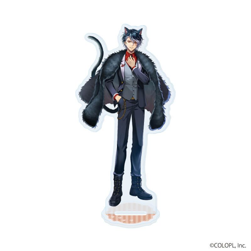 アクリルスタンド「クイズRPG 魔法使いと黒猫のウィズ」06/ジーク 猫の日ver.(描き下ろしイラスト)