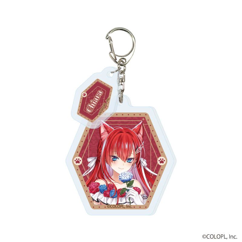 パーツ付きアクリルキーホルダー「白猫プロジェクト」01/猫の日ver. コンプリートセット(全6種)(描き下ろしイラスト)