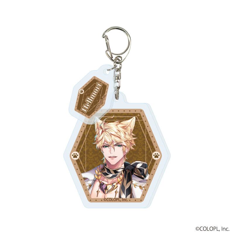 パーツ付きアクリルキーホルダー「白猫プロジェクト」01/猫の日ver. コンプリートセット(全6種)(描き下ろしイラスト)