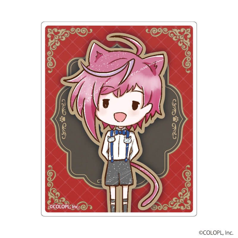 ミニクリアステッカー「クイズRPG 魔法使いと黒猫のウィズ」01/猫の日ver. ブラインド(9種)(グラフアートイラスト)