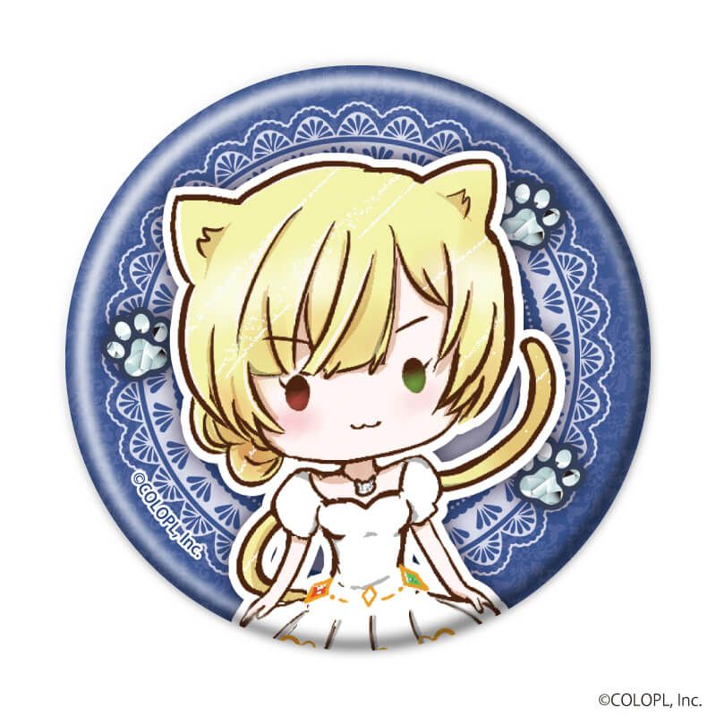 缶バッジ「白猫プロジェクト」11/猫の日ver. ブラインド(8種)(グラフアートイラスト)