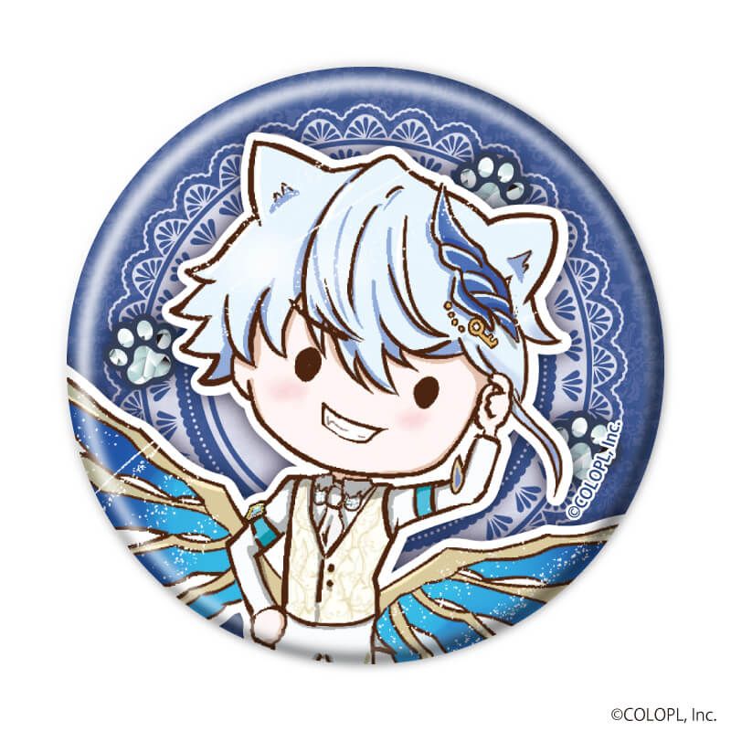 缶バッジ「白猫プロジェクト」11/猫の日ver. ブラインド(8種)(グラフアートイラスト)