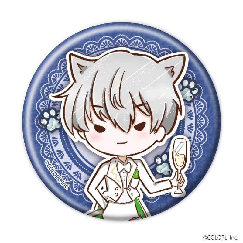 缶バッジ「白猫プロジェクト」11/猫の日ver. ブラインド(8種)(グラフアートイラスト)