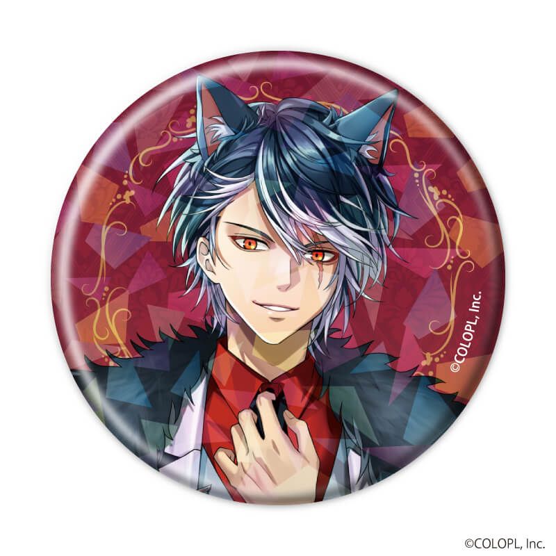 ホログラム缶バッジ(57mm)「クイズRPG 魔法使いと黒猫のウィズ」04/猫の日ver. ブラインド(6種)(描き下ろしイラスト)