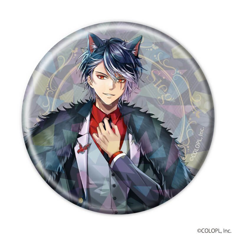 ホログラム缶バッジ(57mm)「クイズRPG 魔法使いと黒猫のウィズ」04/猫の日ver. ブラインド(6種)(描き下ろしイラスト)