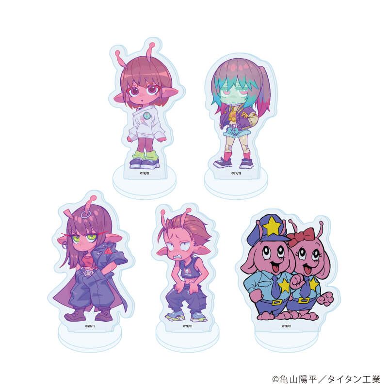 アクリルぷちスタンド「TVアニメ『銀河特急 ミルキー☆サブウェイ』」01/ブラインド(5種)(公式イラスト)