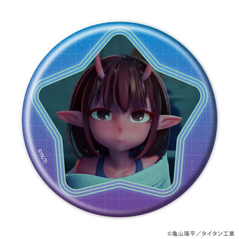 缶バッジ「TVアニメ『銀河特急 ミルキー☆サブウェイ』」01/ブラインド(9種)(場面写イラスト)