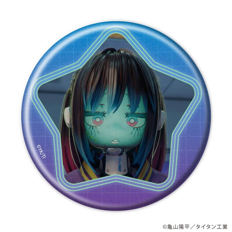 缶バッジ「TVアニメ『銀河特急 ミルキー☆サブウェイ』」01/ブラインド(9種)(場面写イラスト)