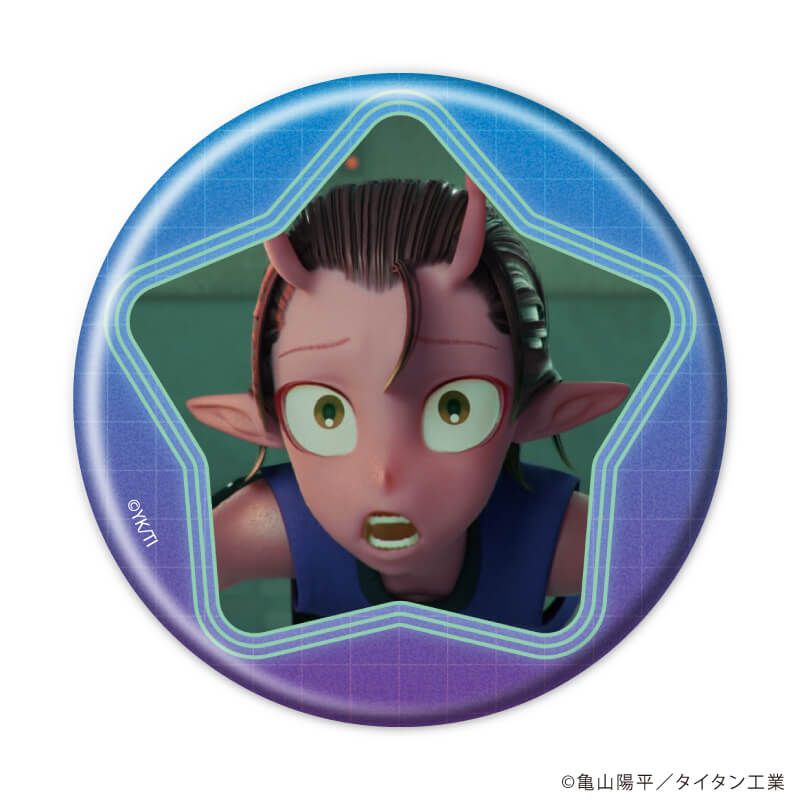 缶バッジ「TVアニメ『銀河特急 ミルキー☆サブウェイ』」01/ブラインド(9種)(場面写イラスト)