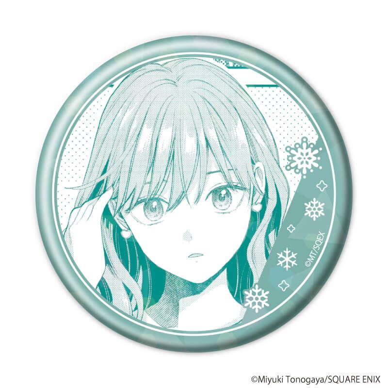 ホログラム缶バッジ（57mm）「氷属性男子とクールな同僚女子」01/コンプリートセット(全6種)