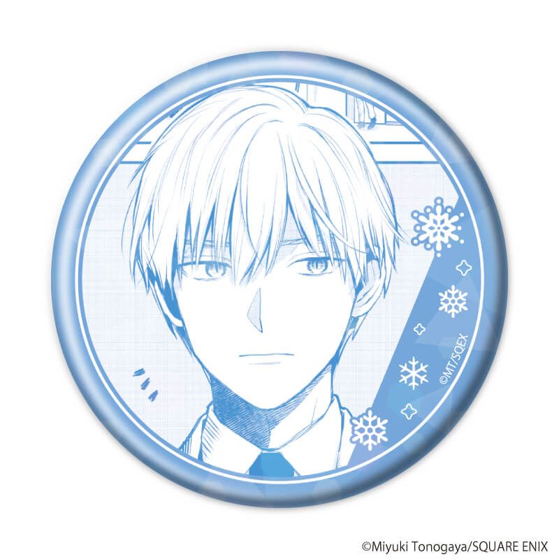 ホログラム缶バッジ（57mm）「氷属性男子とクールな同僚女子」01/コンプリートセット(全6種)