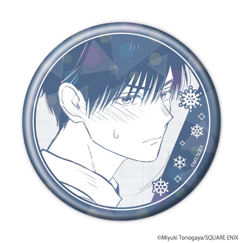 ホログラム缶バッジ（57mm）「氷属性男子とクールな同僚女子」01/コンプリートセット(全6種)