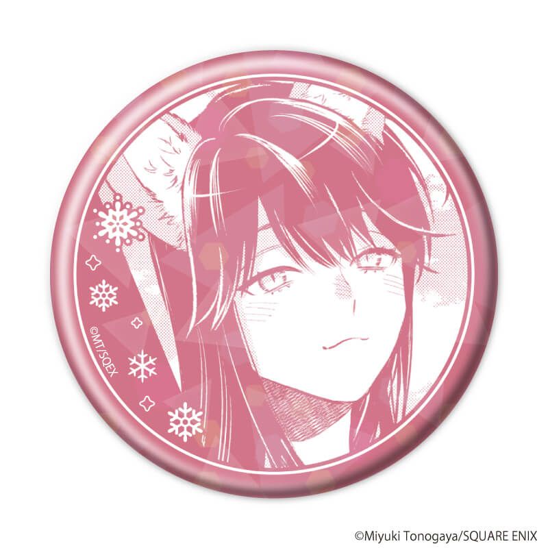 ホログラム缶バッジ（57mm）「氷属性男子とクールな同僚女子」01/ブラインド(6種)