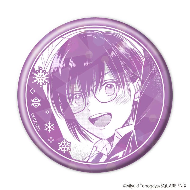 ホログラム缶バッジ（57mm）「氷属性男子とクールな同僚女子」01/ブラインド(6種)