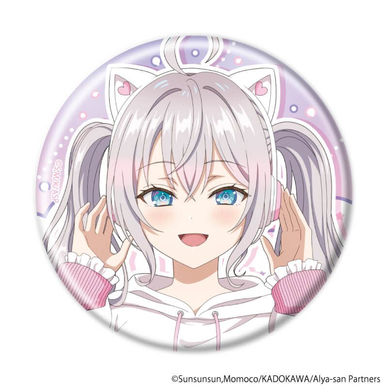 缶バッジ「時々ボソッとロシア語でデレる隣のアーリャさん」06/ゆめかわver. コンプリートセット(全8種)(描き下ろし&描き起こしイラスト)