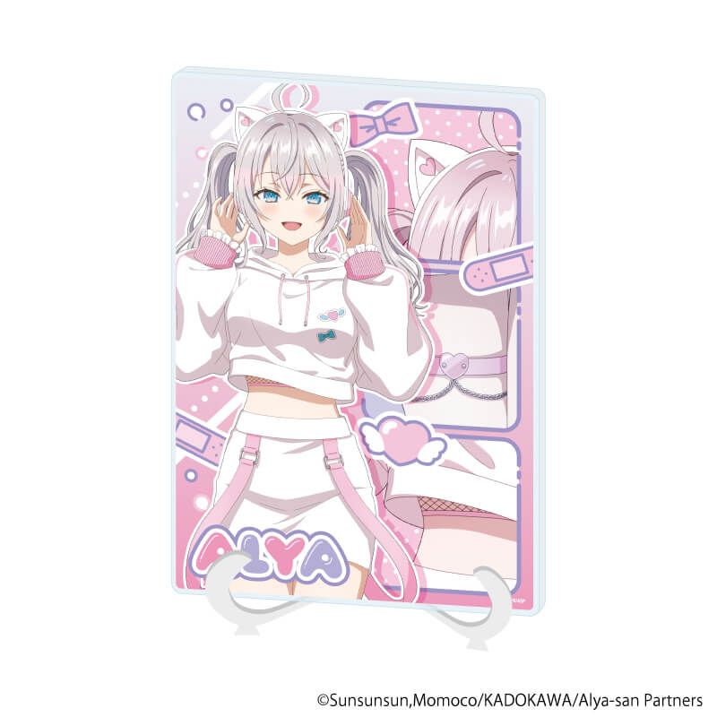 アクリルアートボード(A5サイズ)「時々ボソッとロシア語でデレる隣のアーリャさん」05/アーリャ ゆめかわver.(描き下ろしイラスト)