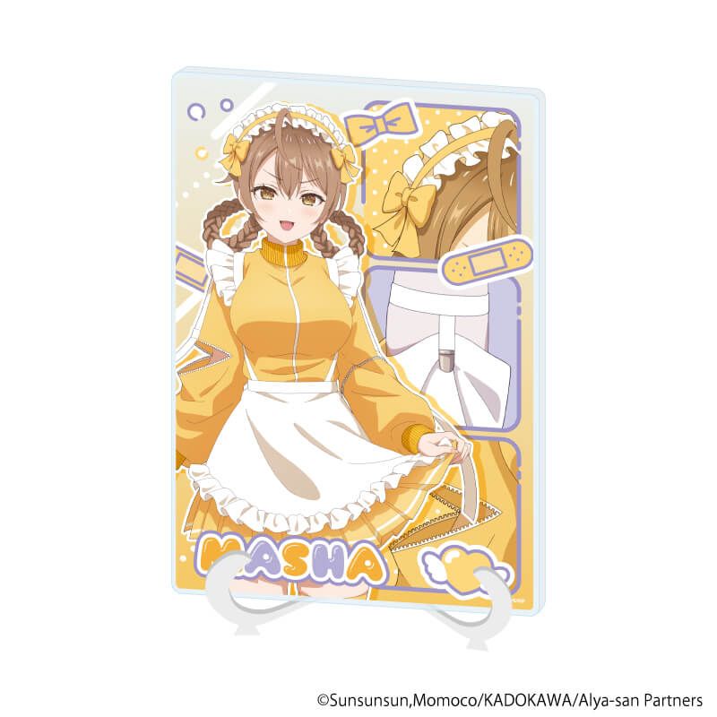 アクリルアートボード(A5サイズ)「時々ボソッとロシア語でデレる隣のアーリャさん」07/マーシャ ゆめかわver.(描き下ろしイラスト)