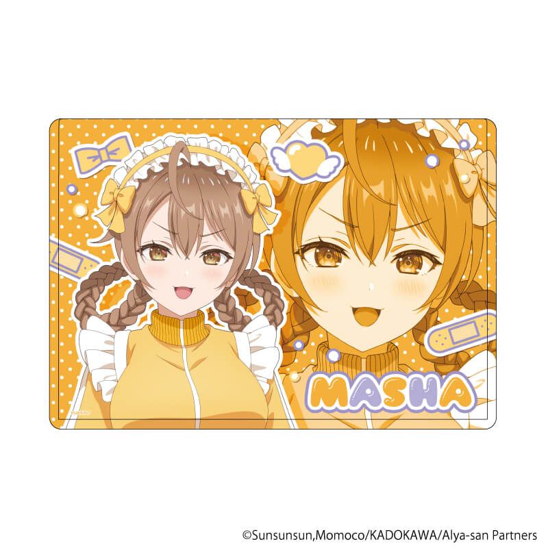 キャラクリアケース「時々ボソッとロシア語でデレる隣のアーリャさん」06/マーシャ ゆめかわver.(描き下ろしイラスト)