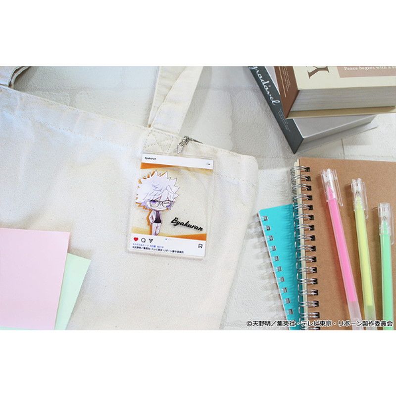 家庭教師ヒットマンREBORN! ぷちちょこ アクリルキーホルダー【白蘭】メガネ&スーツver.