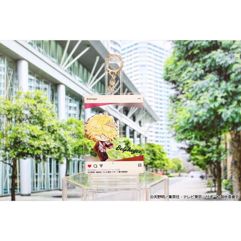 家庭教師ヒットマンREBORN! ぷちちょこ アクリルキーホルダー【ベルフェゴール】メガネ&スーツver.