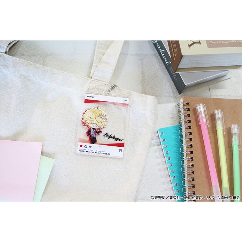 家庭教師ヒットマンREBORN! ぷちちょこ アクリルキーホルダー【ベルフェゴール】メガネ&スーツver.