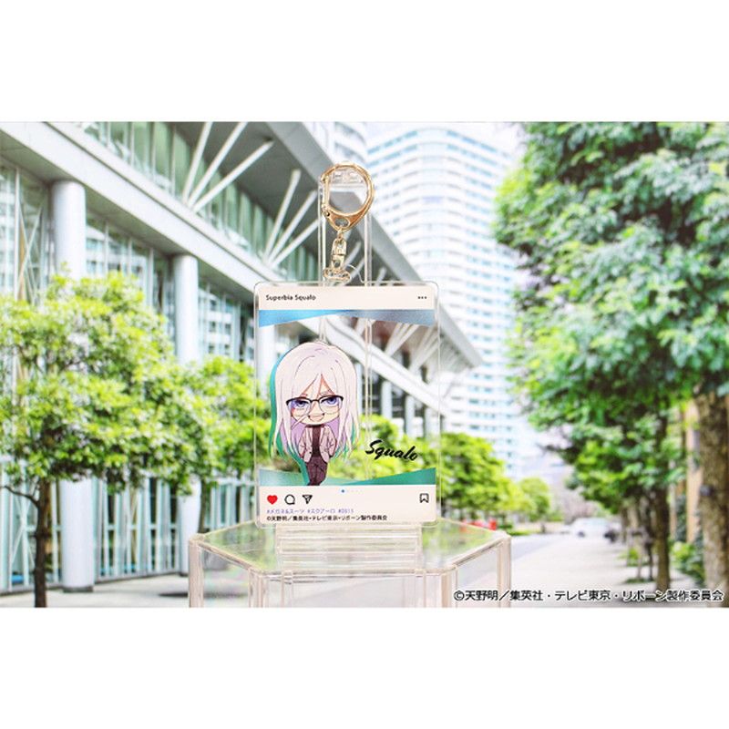 家庭教師ヒットマンREBORN! ぷちちょこ アクリルキーホルダー【スクアーロ】メガネ&スーツver.