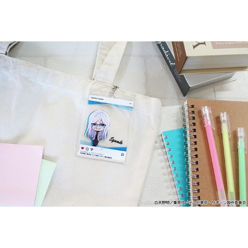 家庭教師ヒットマンREBORN! ぷちちょこ アクリルキーホルダー【スクアーロ】メガネ&スーツver.