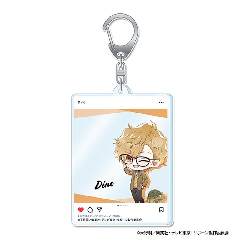 家庭教師ヒットマンREBORN! ぷちちょこ アクリルキーホルダー【ディーノ】メガネ&スーツver.
